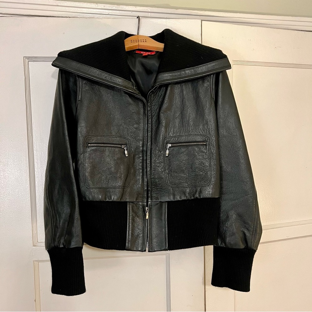 Vintage Barney’s Co-Op Leather Bomber